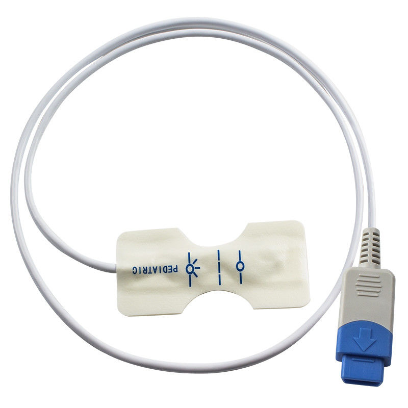 Datex Ohmeda TS-PAW-25 TS-PAW-10 Sensor pediátrico SpO2 espuma branca sonda descartável SpO2
