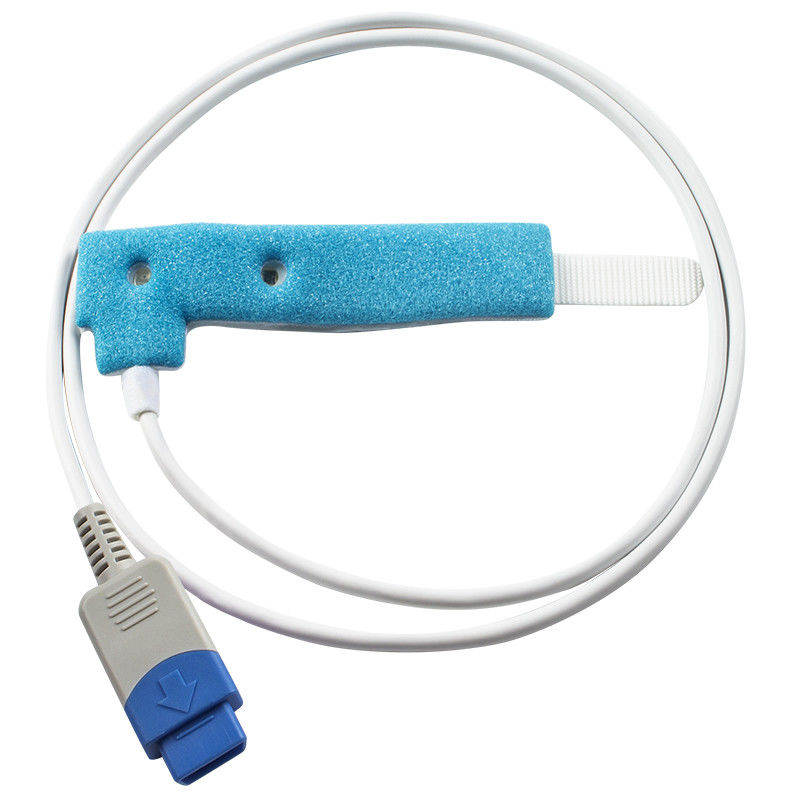 Datex Ohmeda 9 pin Sensor de SpO2 descartável CS / 3 S / 5 Cardiocap / 5 Neonatal Neonatal esponja azul Disposable SpO2 Probe