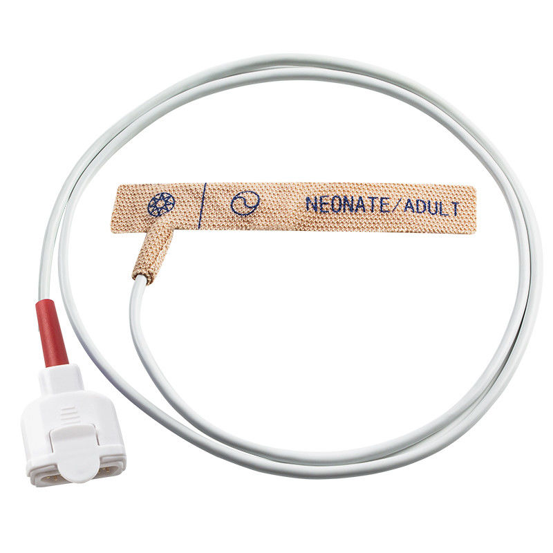 Tela de estiramento vermelha da pele da série 11pin do sensor SpO2 descartável de for M-asi-mo