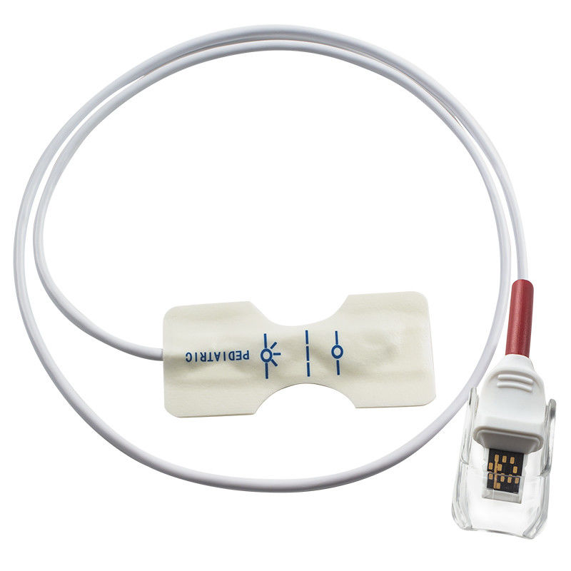 para o M-asi-mo os 4476 4001 4075 RD novos AJUSTARAM a espuma branca pediatra do sensor spo2 descartável vermelho da tecnologia do arco-íris