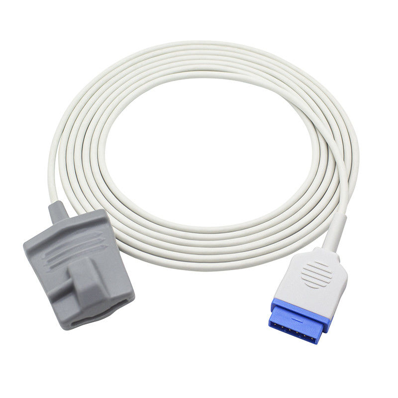 Cuidados médicos Marquette de GE para M-asi-mo a ponta de prova SpO2 vermelha do sensor Spo2 11Pin 2016 da tecnologia 2027263-002 (LNC-10-GE)