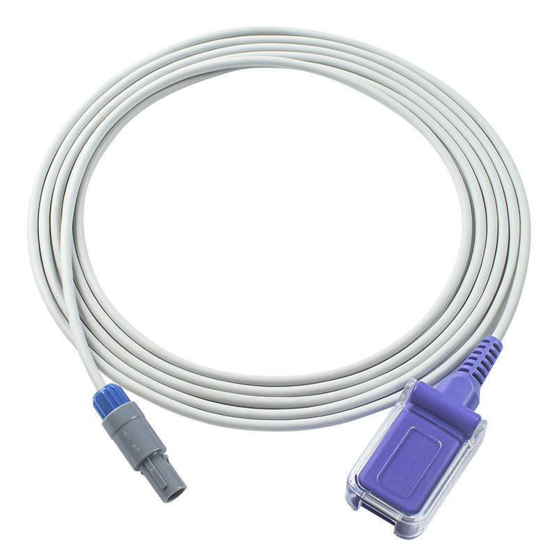 Cabo de extensão do adaptador do cabo MD2000A N-ellcor Oxi-max 9Pin SpO2 do sensor de ChoiceMMed SpO2