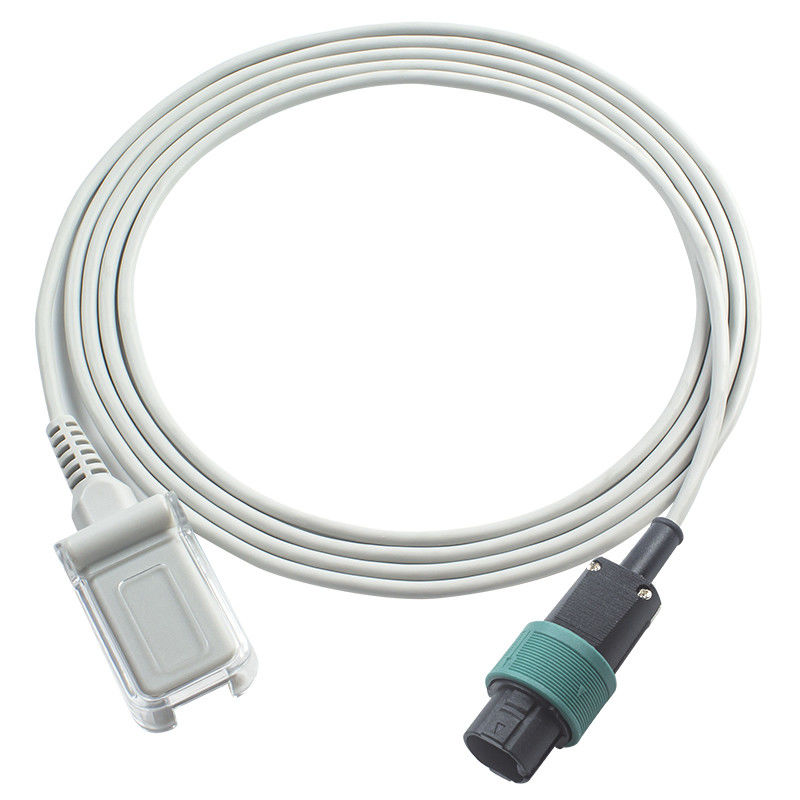 A extensão pediátrica do adaptador de Pin To DB9 SpO2 da ponta de prova Spo2 7 de Saadat cabografa 2.4M TPU