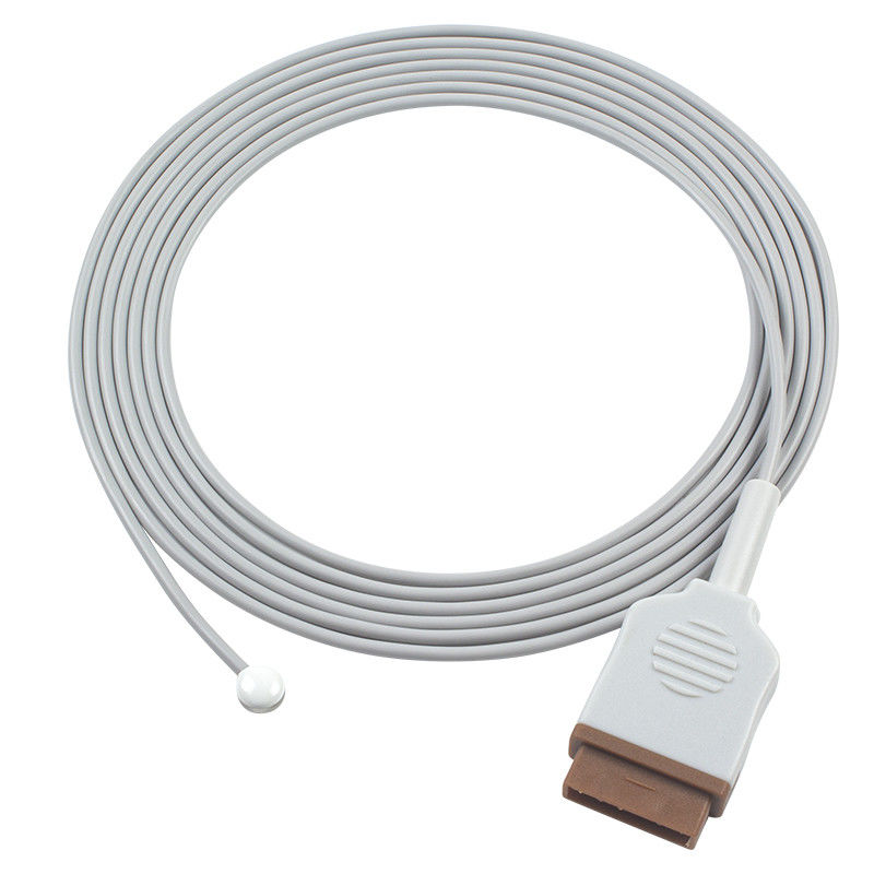 A ponta de prova da temperatura cabografa cuidados médicos Marquette Temperature Adapter Cable que de GE B650 precipitam 4000 SOLARES