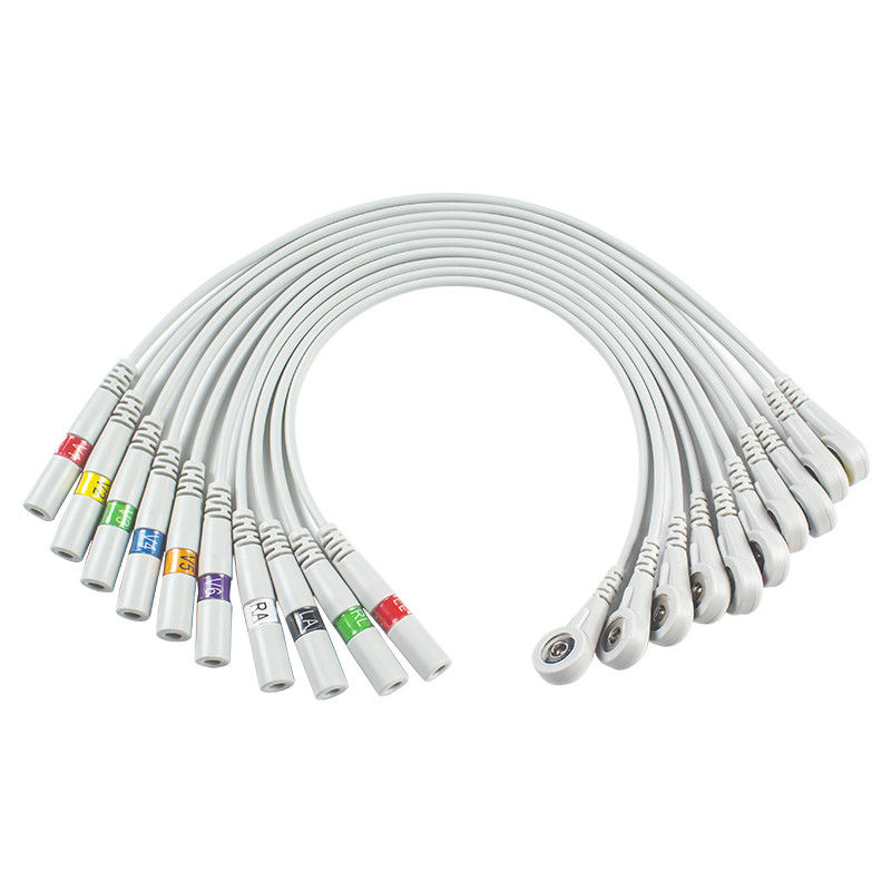 Banana das peças de ECG para agarrar o conector do elétrodo dos adaptadores 9281-002-50 4mm ECG da trança do adaptador de ECG