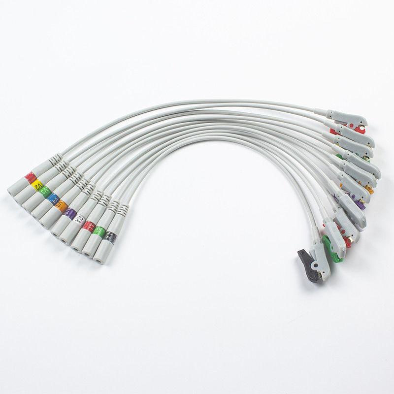 Pressão dos adaptadores 989803101701 40498E 4.00MM ECG da trança das peças de ECG ao adaptador de tomada da banana