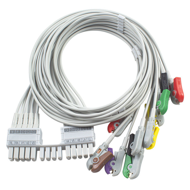 Mortara Burdick 10 Chumbo ECG Fio de Chumbo ECG Fio de Chumbo 9293-041-50 9293-046-60 Para ELI 150C