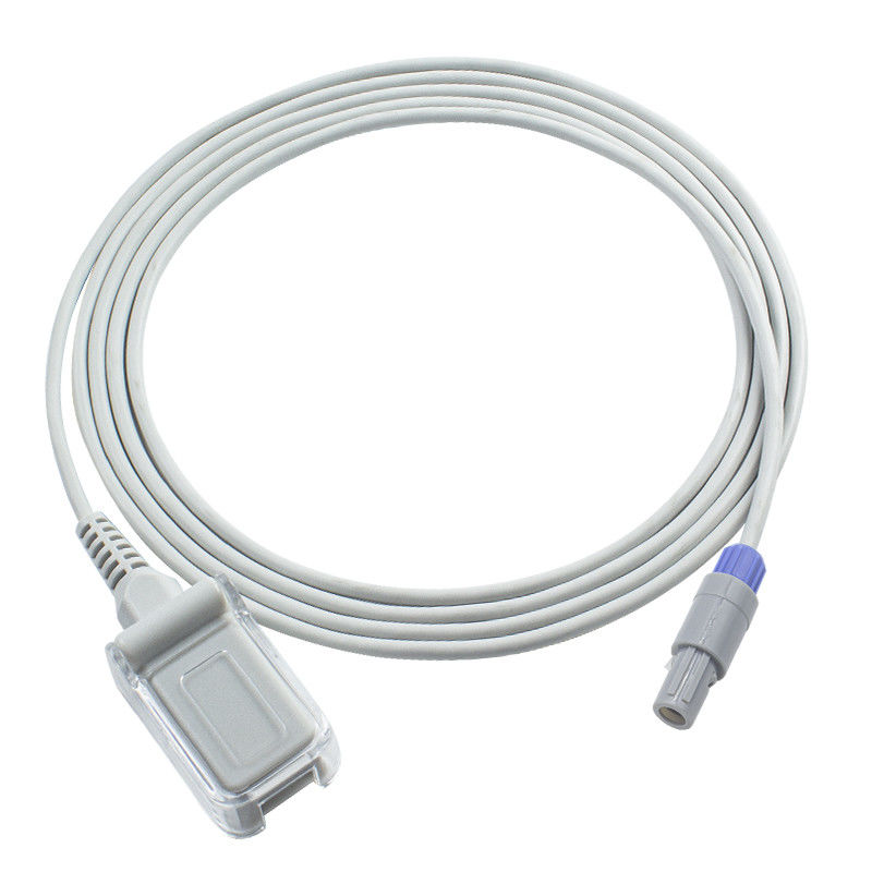 Cabo de extensão 2.4M não Oxi-max 5 Pin To DB9 SpO2 do cabo do sensor de Edan SpO2 de N-ellcor