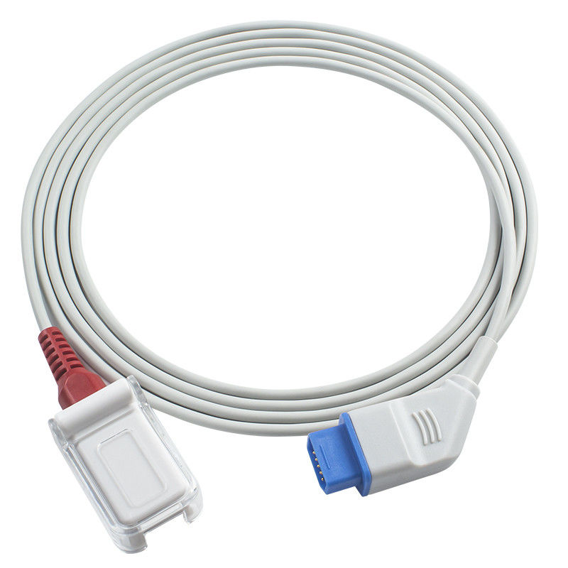 A ponta de prova de Nihon Kohden 3984 for M-asi-mo SpO2 cabografa 14 o cabo do adaptador de Pin To LNCS SpO2