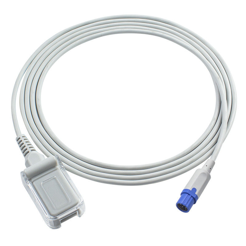 O sensor de Shenmei SpO2 cabografa 8 o cabo do adaptador de Pin To 9Pin SpO2 para clínicas/hospitais