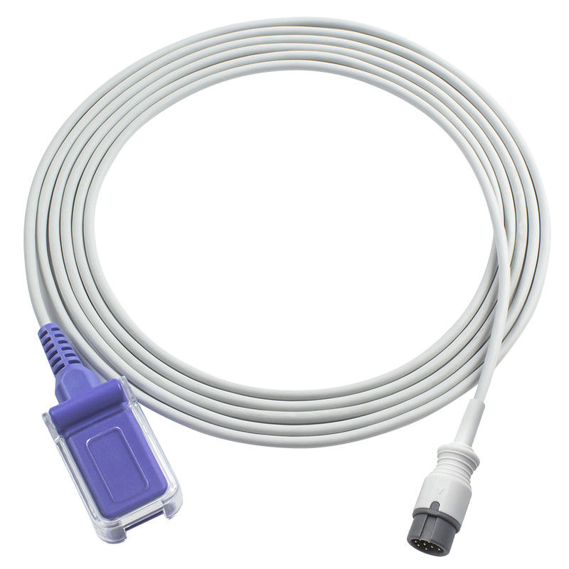 Mindray SpO2 Sensor Cable Ne-llcor O-ximax adaptador Cable 8pin 2.4M