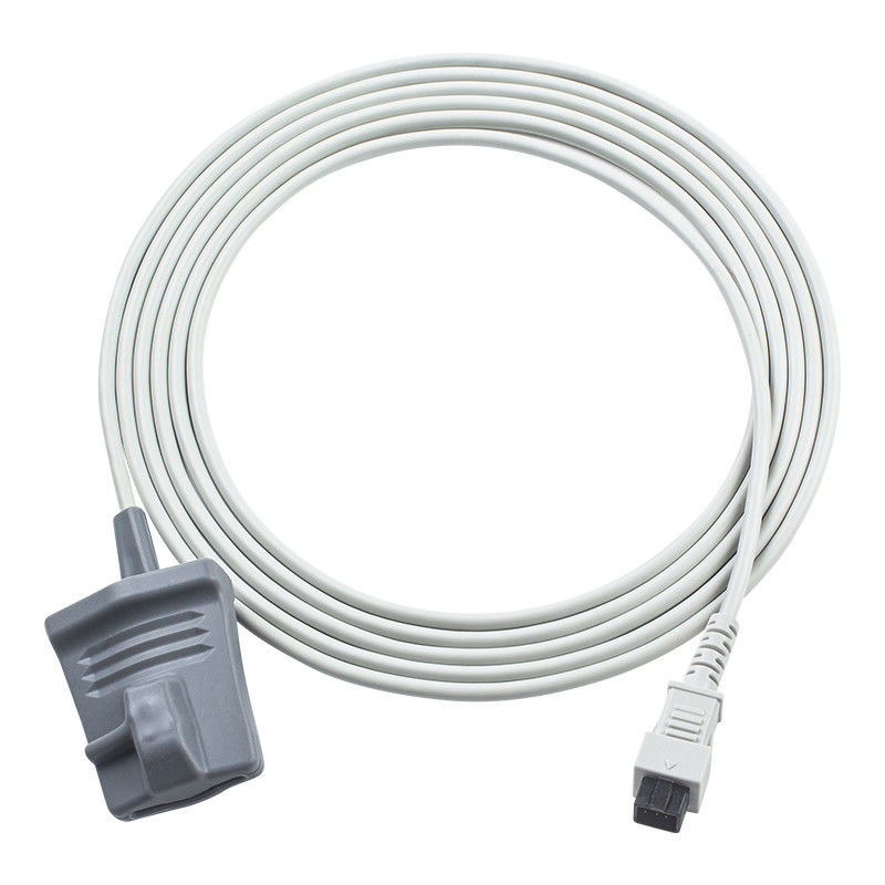 Konica Minolta Sensor de oxímetro de pulso reutilizável Quadrado 6 pin Pulsox-300 Pulsox-300i 1m Curto