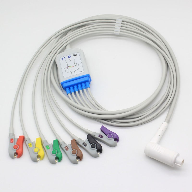 Corpuls 1 3 cabo ECG e fios de chumbo Corpuls3 6 chumbo monitor desfibrilador 11 pin conector cabo ECG