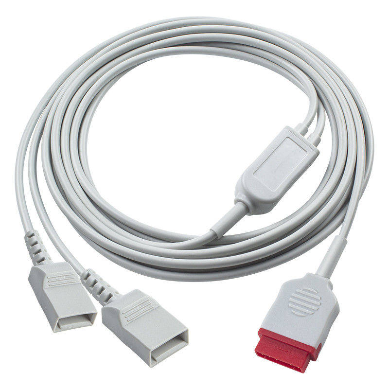 GE IBP Adaptador Cable 2016997-003 2016997-004 11pin para Dual Utah Connector Transducer Extension Cable