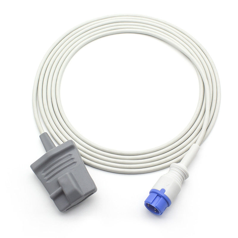 Sensor de SpO2 adulto de 7 pines 3.0M Soft Tip Compatível com Mindray Datascope