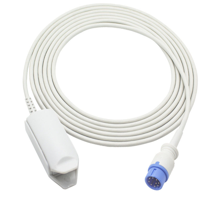 Compatível Biolight Q3 Spo2 Probe 9Pin Biolight Q5 Spo2 Probe 3.00M para série A Q S