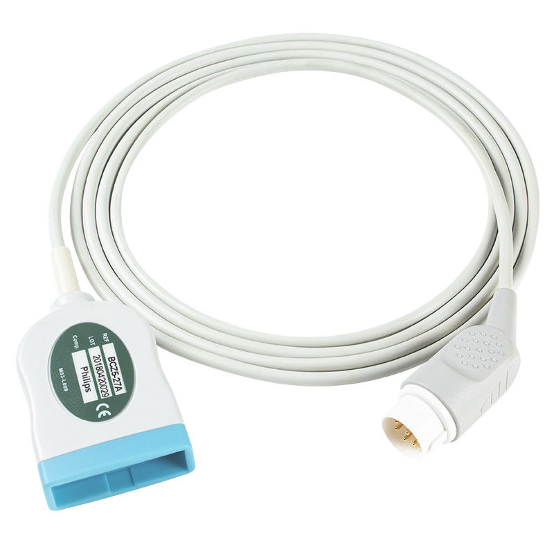 P-hilips 8pin ECG Trunk Adapter Cable ECG Cable M1600A 989803104011 ECG cabos de extensão