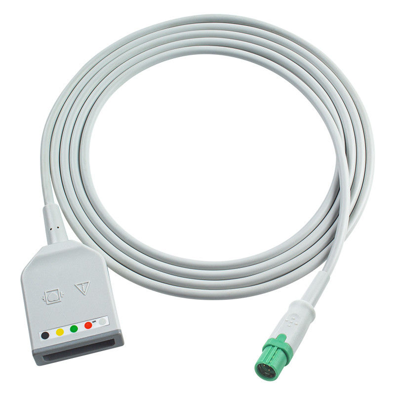 S-iemens Drager 7pin ECG Trunk Adaptador cabo Draeger ECG cabo Infinity Delta XL 5592162 ECG cabos de extensão