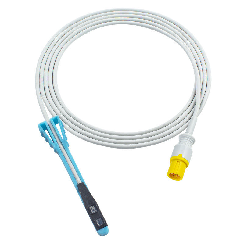 Sensor SpO2 6Pin compatível com animais 3.0M para CMS5100 CMS800 CMS9000C CMS9100