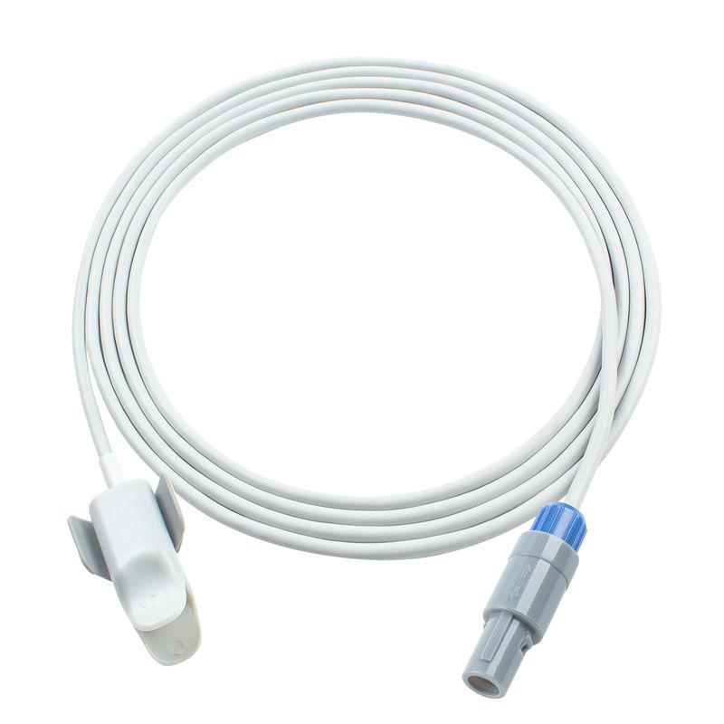 Compatível Zondan ZD120B ZD120D 6Pin SpO2 Sensor 3.0M Pediatric Finger Clip para Apollo N1 Apollo N2 Apollo N3