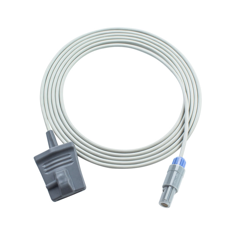 Compatível Yonker Yk8000c SpO2 cabo de sonda para Yonker 6Pin Adulto Soft Tip 3.0M