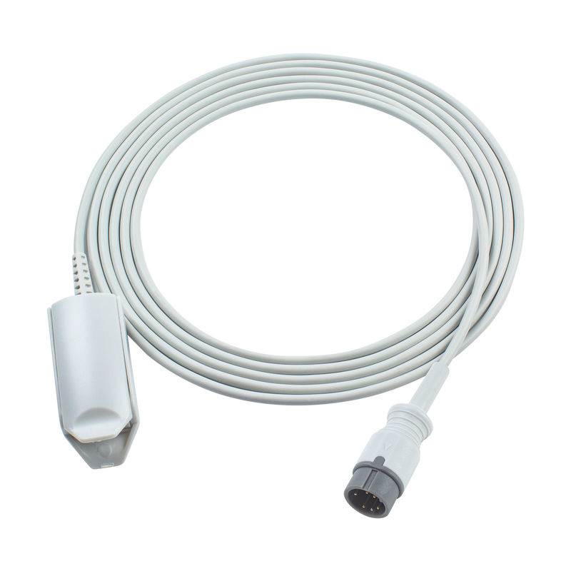Cable de ensaio Zoncare SpO2 compatível para Zoncare PM7000D Probe 6Pin Adult Digital 3.0M PM7000C