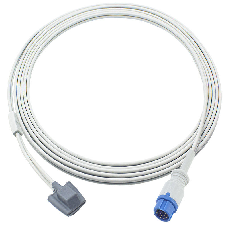 Compatível Konsung Aurora 8/10/12 12Pin Sensor SpO2 Infantil Konsung Aurora Bebê SpO2 Cabo 3.0M