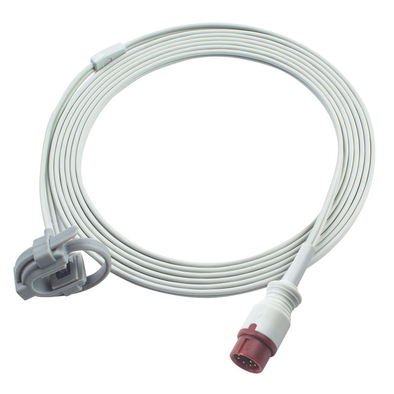 Compatível Biolight S12 Neonatal SpO2 Sensor Biolight M12 S M Series 9Pin para Bebê 3.0M