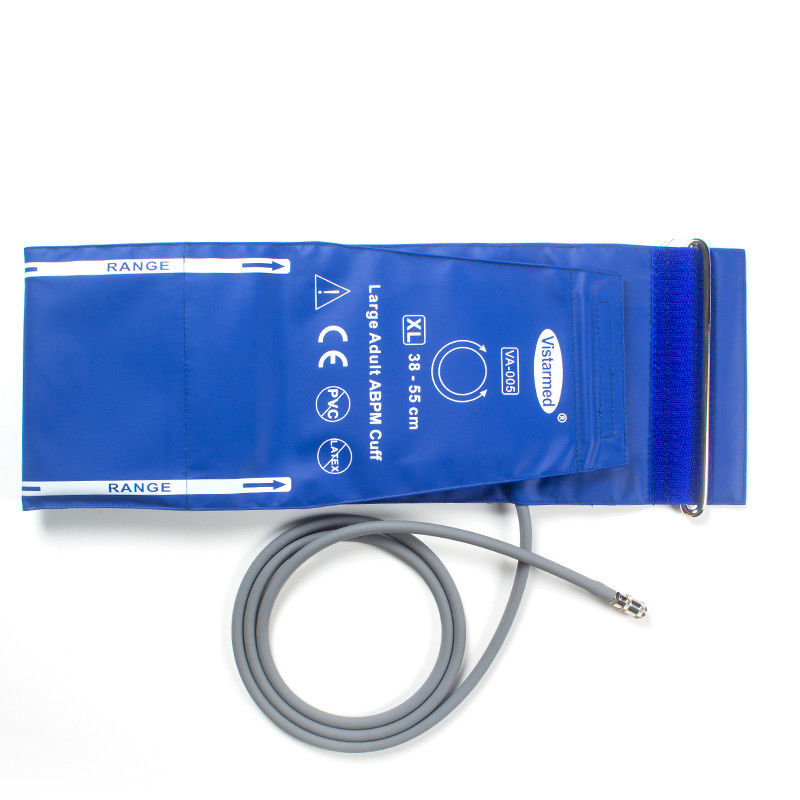Pulseira de pressão sanguínea ambulatorial Pulseira grande adulto XL com conector de metal 38-55cm