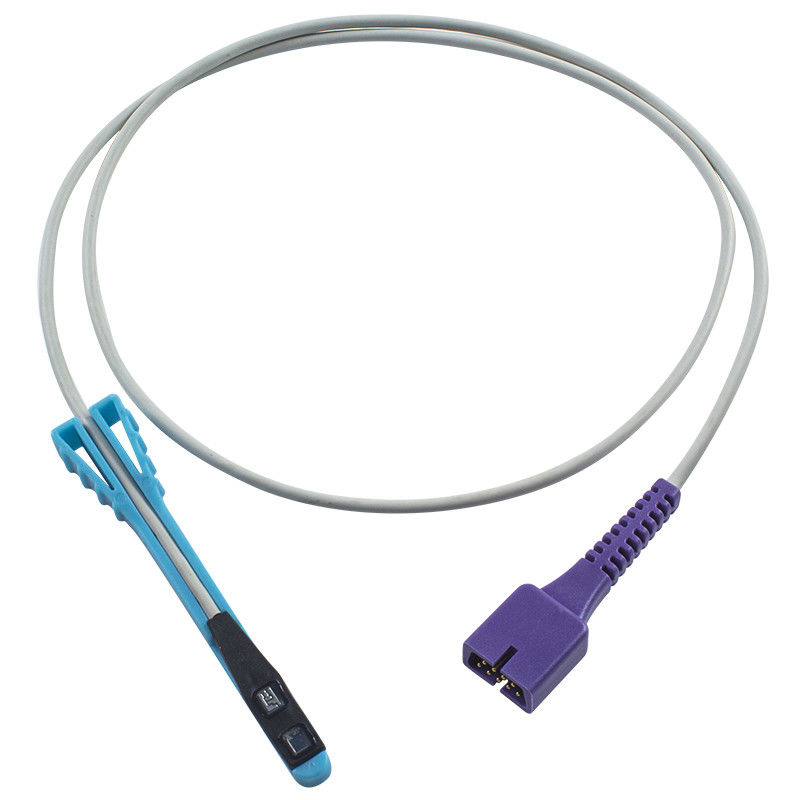Sensor de SpO2 curto C-ovidien N-ellcor compatível para animais retal 1M 24 meses