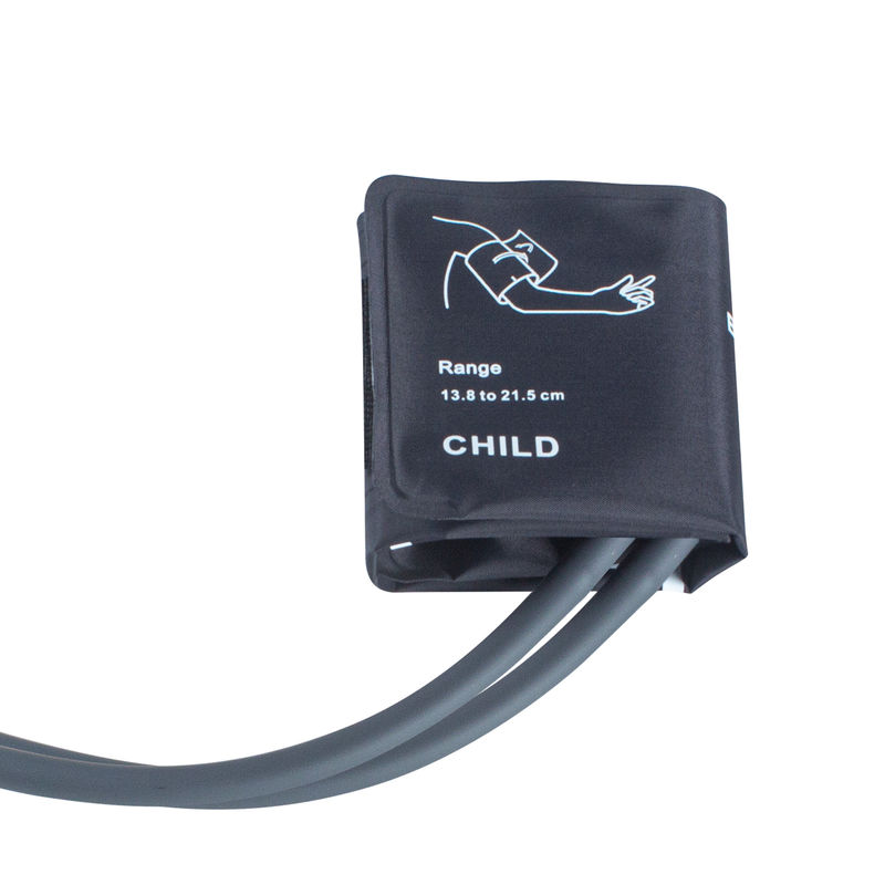 Embalagem de sacos Pediátrico NIBP manguito feito de material de nylon com tubo duplo 13,8-21,5cm