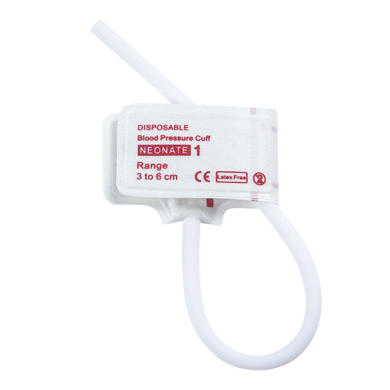 Dispositivo Neonatal NIBP Cuff Tubo único Tamanho 1 3-6cm Sem látex Estéril