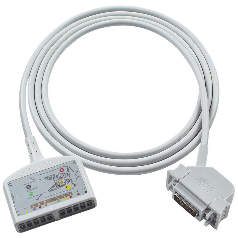 Cable de tronco de ECG sem látex para Cardiosys EK36 EK403 EK41 EK413 EK43 EK512 EK53