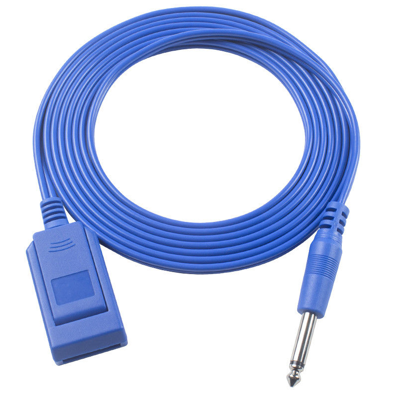 3.0M PVC Electrosurgical Pads de aterramento descartáveis ESU cabo para resultados cirúrgicos precisos