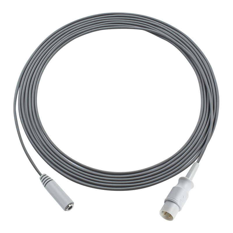 Compatível Air Shield 3Pin para Conector Mono Plug Feminino Adaptador de Temperatura 3.0M para hospitais e equipamentos médicos