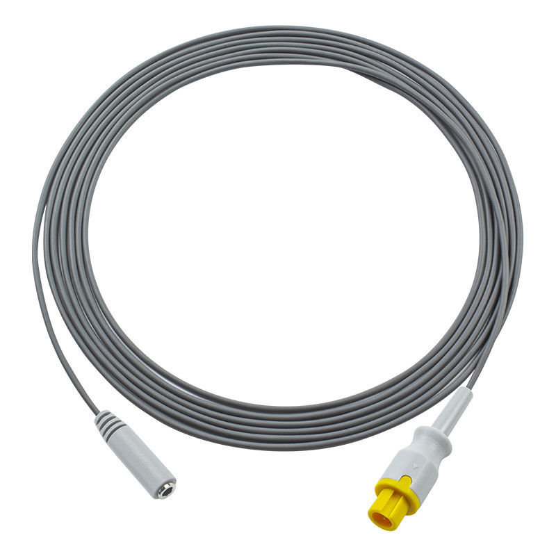 Adaptador de temperatura de conector de 2 pines de canal único compatível com o Mindray Datascope 0011-30-37391