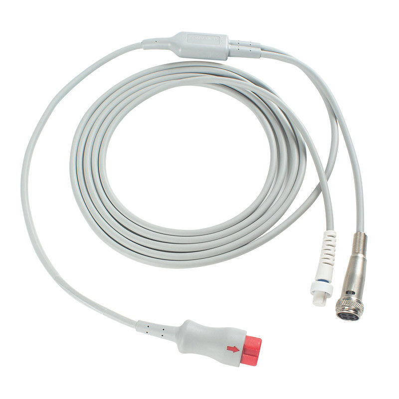 Mindray 12Pin 0010-30-42743 Coração de saída Y Cable CO Cable Dois Conexão de temperatura