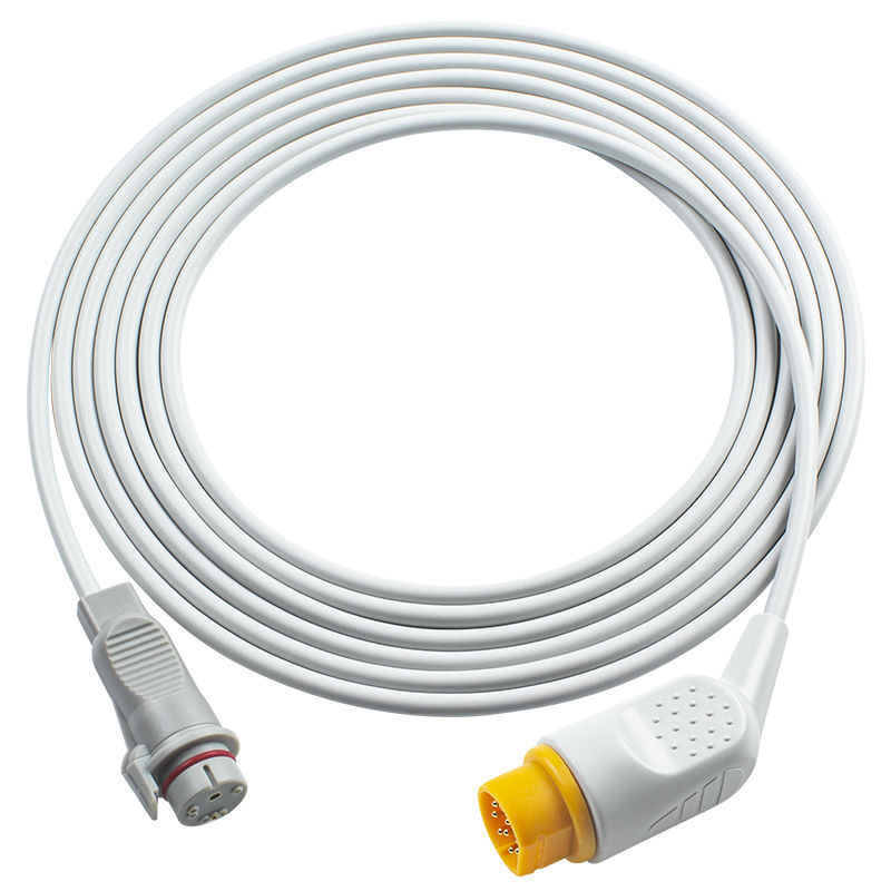 Drager S-iemens 10Pin IBP Adaptador Cable 3,5m para monitores de pacientes