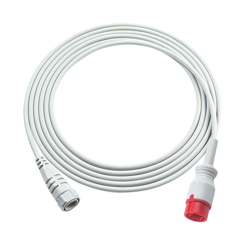 Cabo de extensão do adaptador IBP Zoncare 8 pinos para Edward Argon BD Abbott BB PVB Utah Medex Mindray Connector