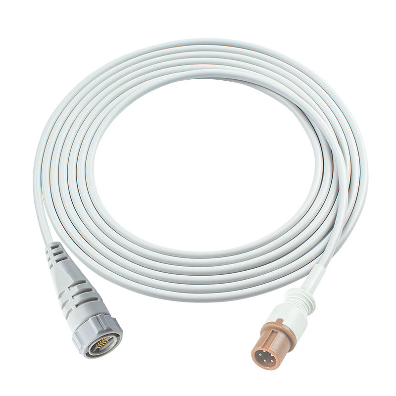 Cable de adaptador Contec IBP 5 pin com conector PVB Pressão sanguínea cabo de extensão IBP