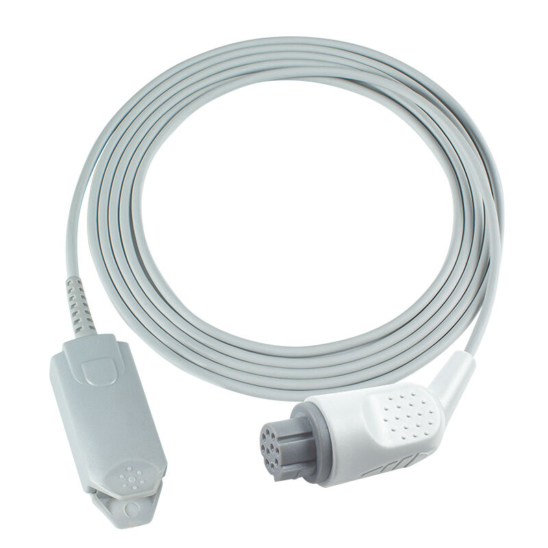 GE Datex Ohmeda OXY-C7 SpO2 Sensor Cable 10Pin para DB9 SpO2 Adaptador Cable de Extensão AS/3 CS/3 Capnomac Ultima Cardiocap