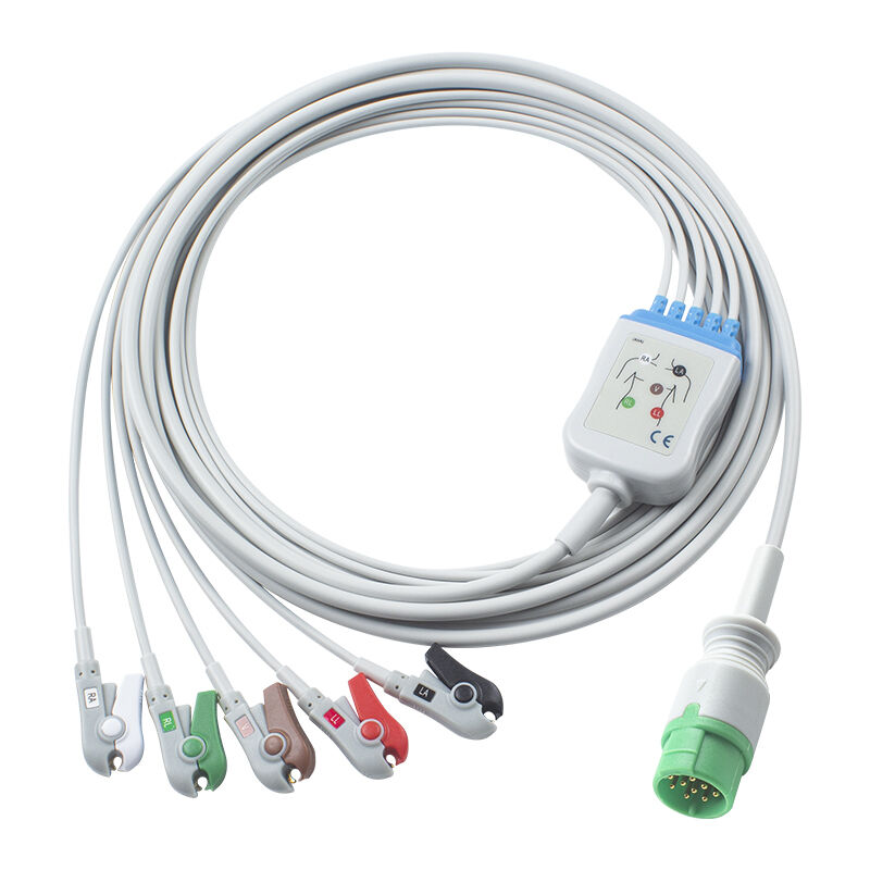 Fukuda Denshi CI-700E-5 ECG ECG Cable 12Pin Dynascope DS-7100 DS-7000 DS-7200 DS-7300