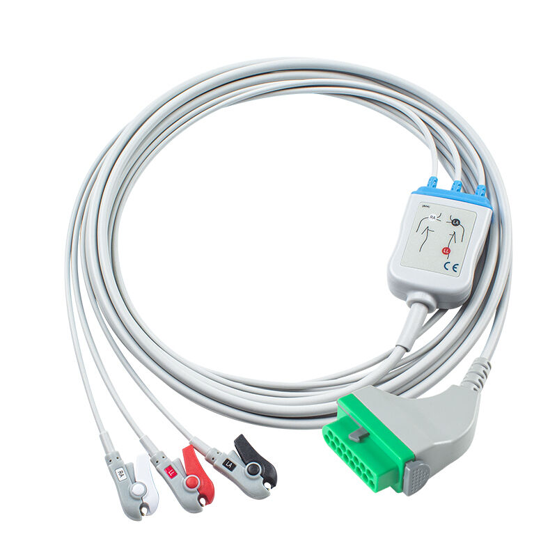 Fukuda Denshi CIO-07CTP-5NA CIO-07CTP-3NA Cable ECG 15Pin DSL-8001 DSL-8001R Dynascope DS-8100 DS-8200 DS-8500