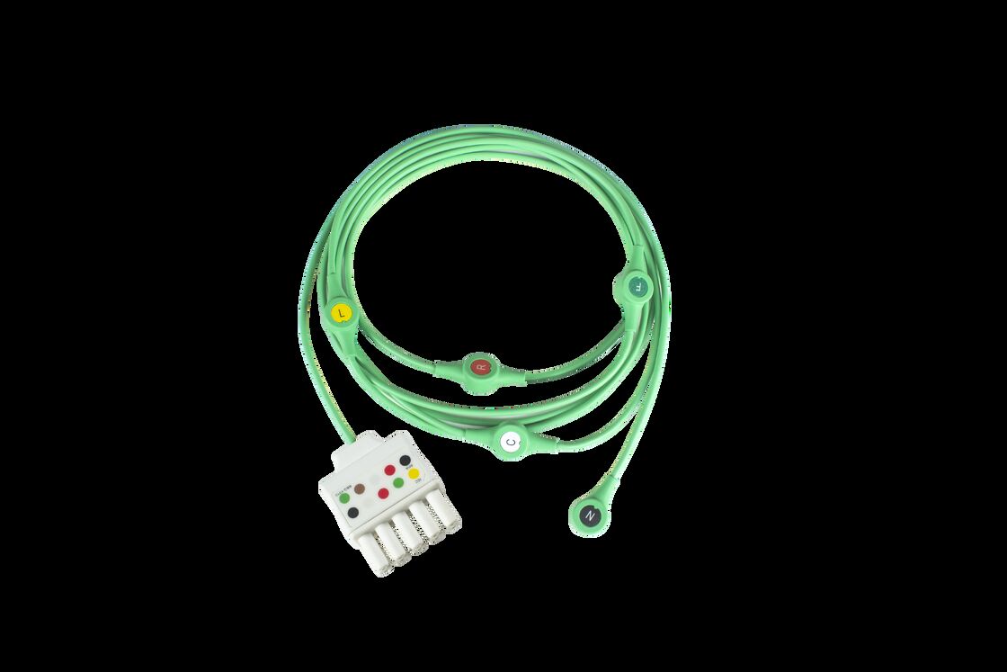 Seemen Draeger Monolead MS16160 MS16161 ECG ECG paciente Cabo e fios de chumbo 3 fios de chumbo duplo 5Pin