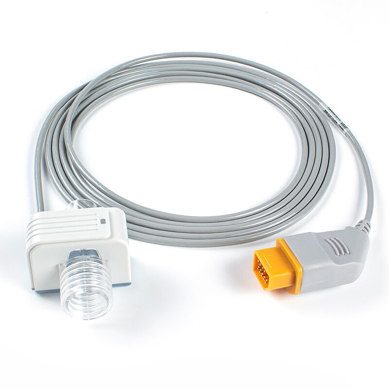 Compatível Nihon Kohden TG-980P ETCO2 Sensor Cabo Mainstream CO2 Sensor Kit Capnografia