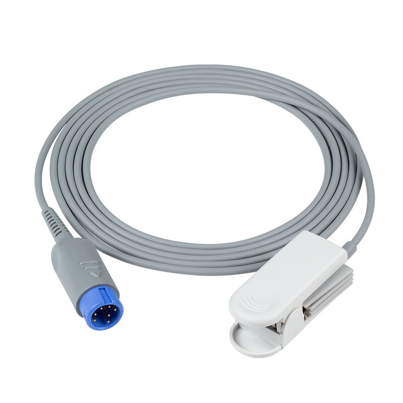 Sensor de SpO2 Edan 7 pinos V5 V8 IM20 IM3 IM3X IM10X IM12 One Direct para Dedo de Adulto 02.57.225029
