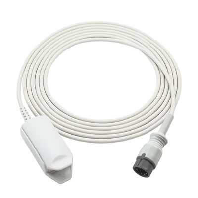 Ponta de prova reusável do sensor SpO2 PM-7000C PM-7000D 6 Pin Adult Finger Clip SpO2 de Zoncare
