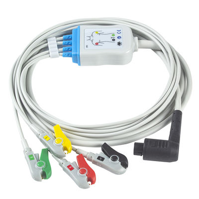 O IEC do membro do cabo de Corpuls 3 ECG e da ligação dos Leadwires 4 grampeia 11pin o cabo do conector ECG