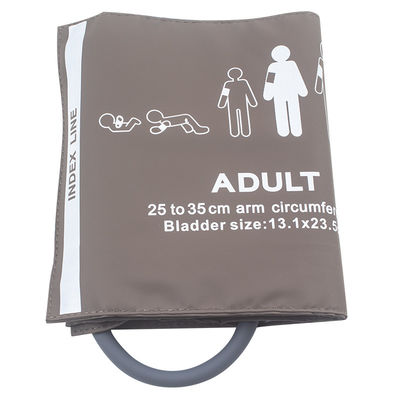 Punho da pressão sanguínea do tubo TPU 25-35CM TPU do punho reusável do adulto NIBP único