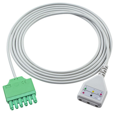 Siemens Drager Infinity M540 ECG Trunk Adaptador Cable Draeger ECG Cable Din estilo ECG cabos de extensão